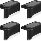 Pack de 4 appliques étanches solaires LED - Livraison Offerte