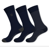 Lot de 3 paires de chaussettes Serge Blanco en coton - Livraison offerte