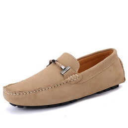 Mocassin de luxe souple en cuir pour homme - Livraison Offerte