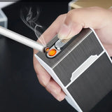 Etui à cigarette avec briquet USB intégré