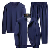 Survêtement 3 pièces pour homme - 1 sweat-shirt + 1 pantalon + 1 veste - Livraison offerte