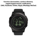 Montre connectée tactique militaire bluetooth 25 fonctions compatible iOS et Android - Livraison Offerte