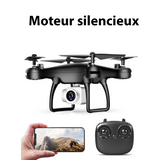 Drone 8S Noir avec prise de photo, enregistrement de video et transfert immédiat sur votre téléphone - Livraison offerte