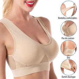 Brassière respirante sans couture - Livraison offerte