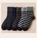 5 Paires de chaussettes super épaisses en fibre de bambou - Livraison Offerte