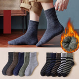 5 Paires de chaussettes super épaisses en fibre de bambou - Livraison Offerte