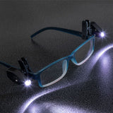 Pack de 2 clips lumière LED pour lunettes - Livraison Offerte